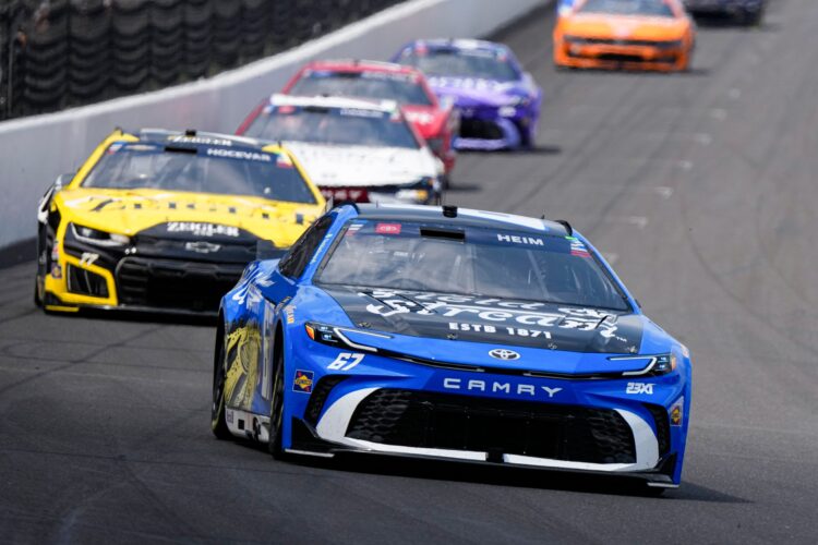 Heim earns historic Brickyard 400 victory
